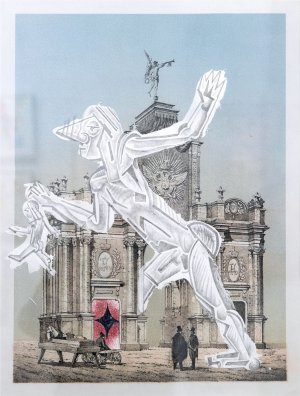 Saturn passing through the Triumphal Arch, 2019.