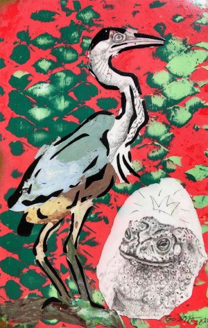 Egret and the Frog Princess