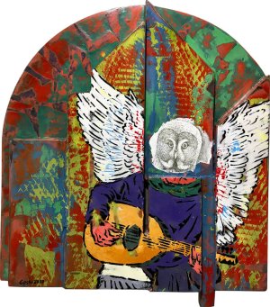 Owl with Lute
