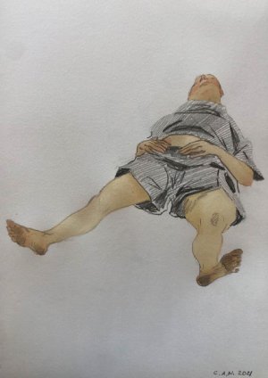 Tanya Doing Shavasana, 2021