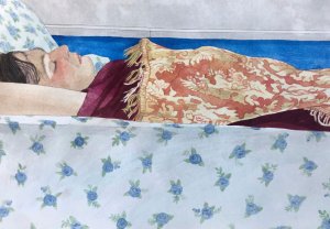 Rita asleep, 2021