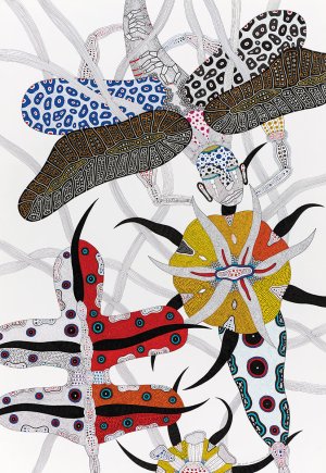 Butterflies among Flowers, 2017
