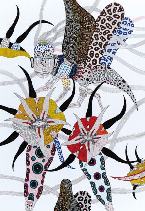 Мотыльки среди цветов, 2017