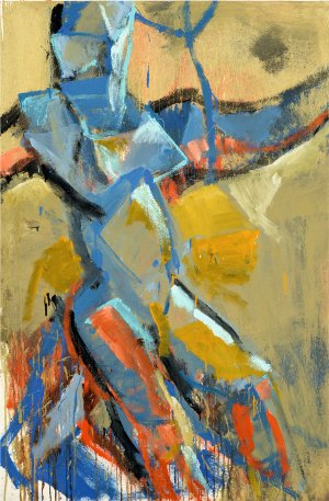 Nude in mask, 2018