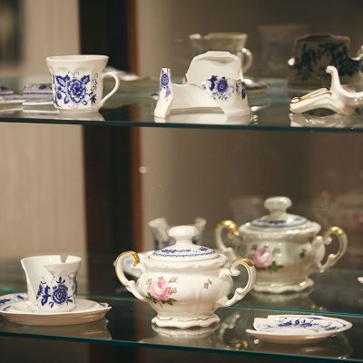 Five o’clock tea party Family Set. Christmas party in the style of a home gathering.